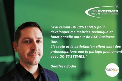 Geoffrey BODIN, Développeur - Intégrateur Expert SAP Business One