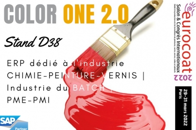 EUROCOAT 2022 | Venez sur notre STAND D38 découvrir notre ERP COLOR One !