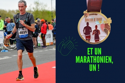 Et un marathonien ! Un ! Première tentative réussie : BRAVO !